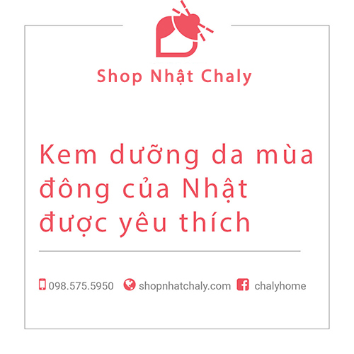 Top kem dưỡng Nhật cho mùa đông