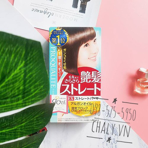Thuoc duoi toc Utena Proqualite EX Straight Perm 01