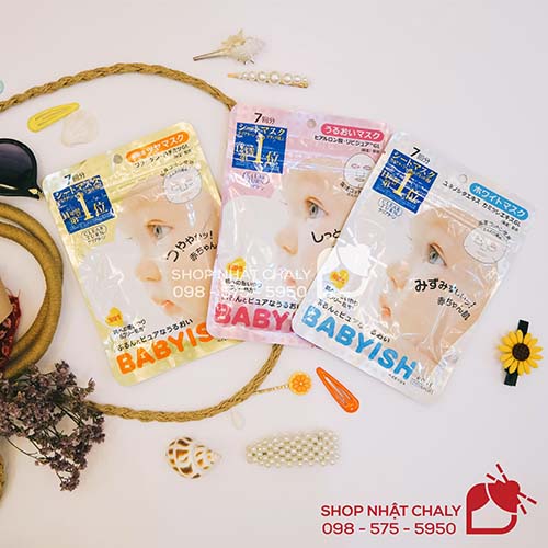 Mặt nạ Babyish mask 7 miếng của Kose Cosmeport đứng top 1 mặt nạ Nhật liên tục nhiều tháng, là mặt nạ siêu hot ở Nhật