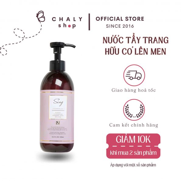 Nuoc tay trang Sing Organic Fermentation Cleansing Water 300ml Nhat