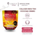 Bột collagen placenta nhau thai 60000mg Orihiro Nhật Bản