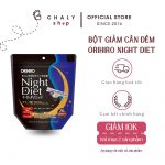 Bột giảm cân Orihiro Night Diet Nhật Bản