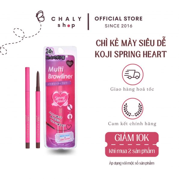 Chì kẻ mày Koji Spring Heart Multi Brow Liner Nhật