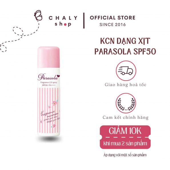 Kem chống nắng dạng xịt Parasola Fragrance UV Spray Nhật