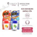 Kem chống nắng Sun Bears Omi không cồn SPF50+ của Nhật