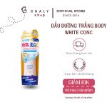 Dầu dưỡng thể trắng da body White Conc Whitening Massage Oil CII Nhật