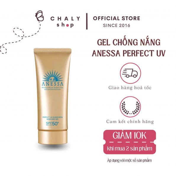 Gel chống nắng Anessa Perfect UV Sunscreen Skincare Gel Shiseido nội địa Nhật