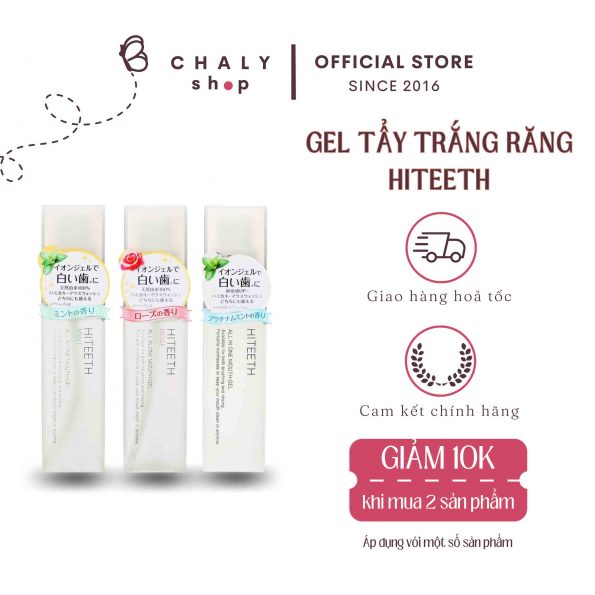 Gel tẩy trắng răng Hiteeth RBP All in One Mouth Gel Nhật