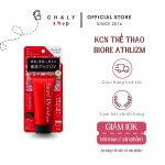 Sữa/ Kem/Xịt chống nắng Biore Athlizm Skin Protect Milk Nhật màu đỏ