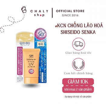 Kem chống nắng cho da lão hoá Shiseido Senka UV Essence Nhật Bản