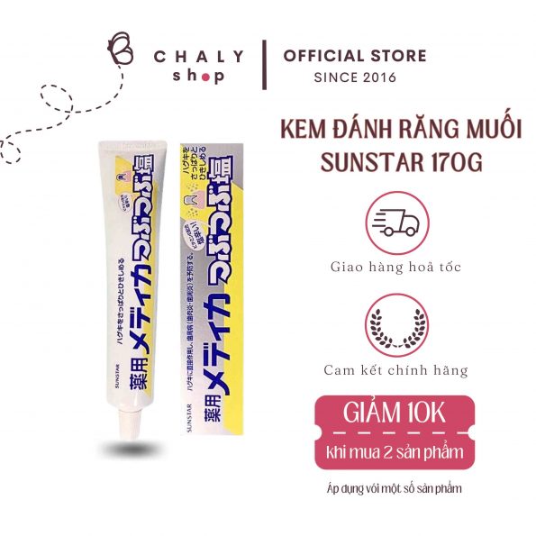 Kem đánh răng muối Sunstar Nhật