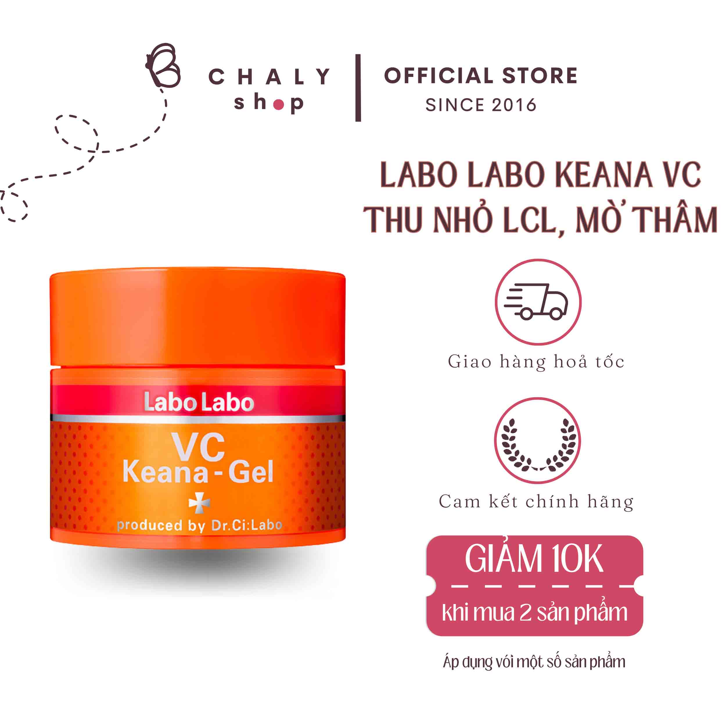 Kem Se Khít Lỗ Chân Lông Labo Labo Vc Keana Gel 575K | Shop Nhật Chaly