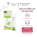 Kem dưỡng tay chống lão hoá DHC Olive Hand Cream Nhật