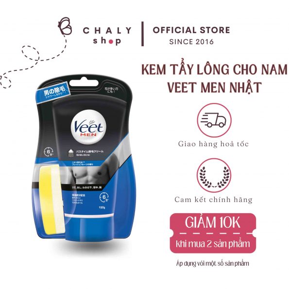 Kem tẩy lông Veet Men cho nam giới Nhật Bản