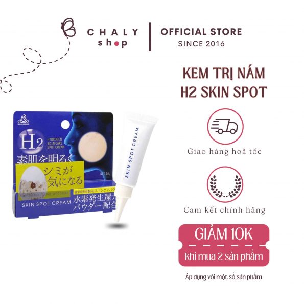 Kem trị nám H2 Skin Care Spot Cream 10g Nhật Bản