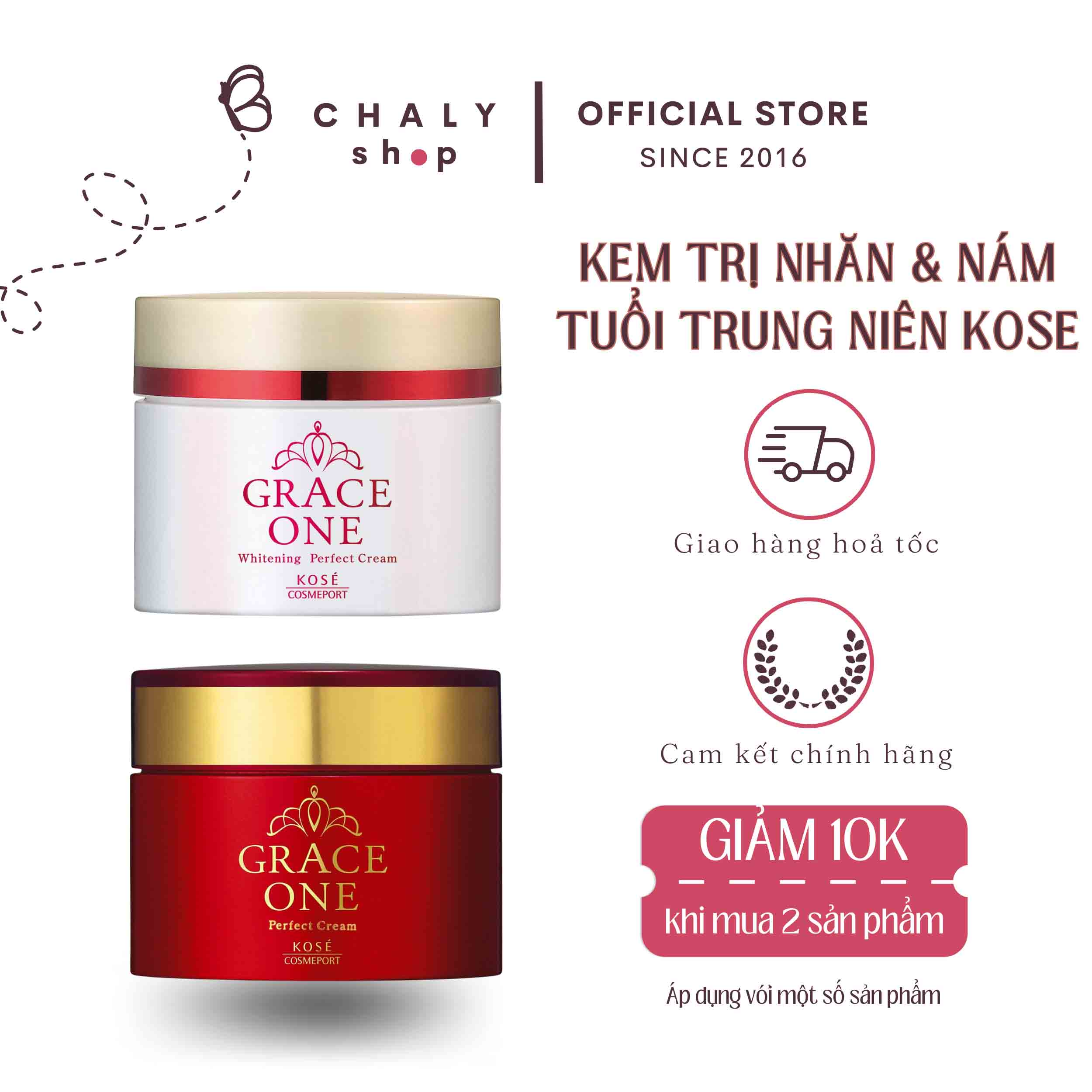 Kem dưỡng da cho tuổi trung niên Grace One Kose của Nhật mới nhất vừa về | Shop Nhật Chaly