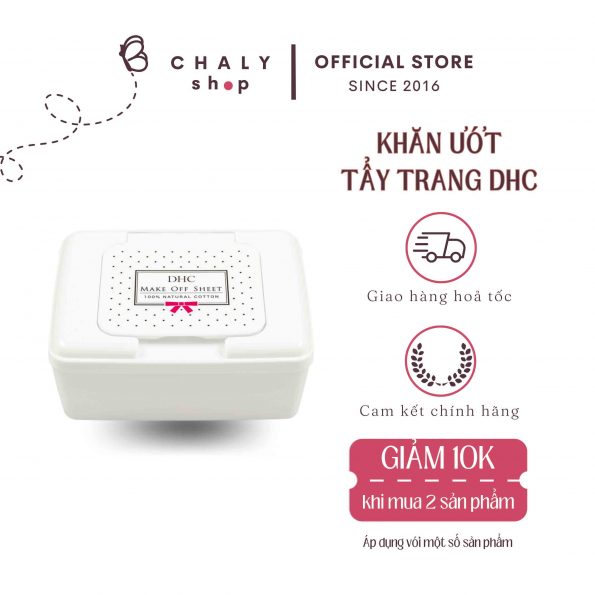 Khăn giấy tẩy trang DHC Make Off Sheet Nhật