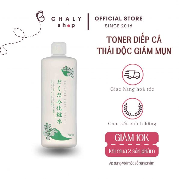 Lotion diếp cá Dokudami trị mụn 500ml của Nhật Bản