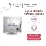 Mặt nạ dưỡng ẩm trắng da Arbro EG Smooth Face Mask Nhật