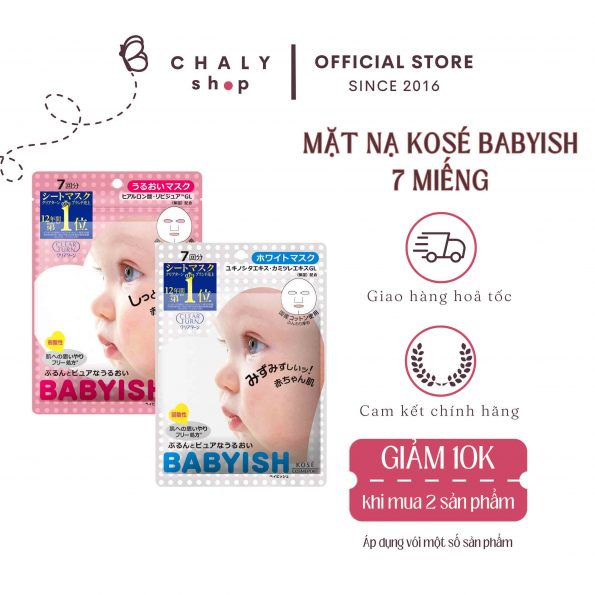 Mặt nạ Kose Babyish 7 miếng Nhật Bản