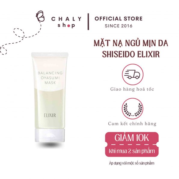 Mặt nạ ngủ Shiseido Elixir Oyasumi Balancing Mask Nhật chống lão hoá