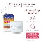 Mặt nạ ngủ cấp nước dưỡng ẩm tinh chất gạo Mandom Barrier Repair Sleeping Pack của Nhật Bản