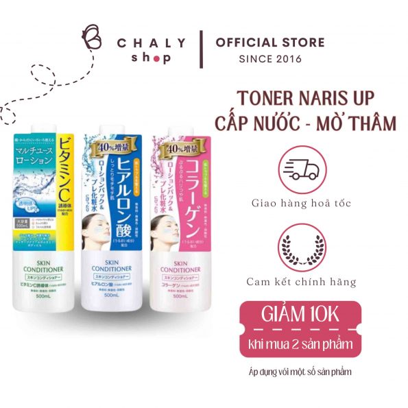 Nước hoa hồng Naris Up Skin Conditioner Lotion Pack
