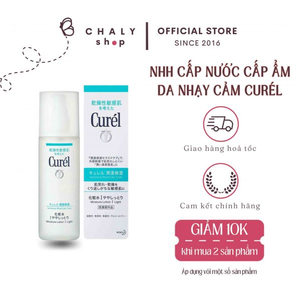 Nước hoa hồng da nhạy cảm Curel Intensive Moisture Lotion I Nhật Bản