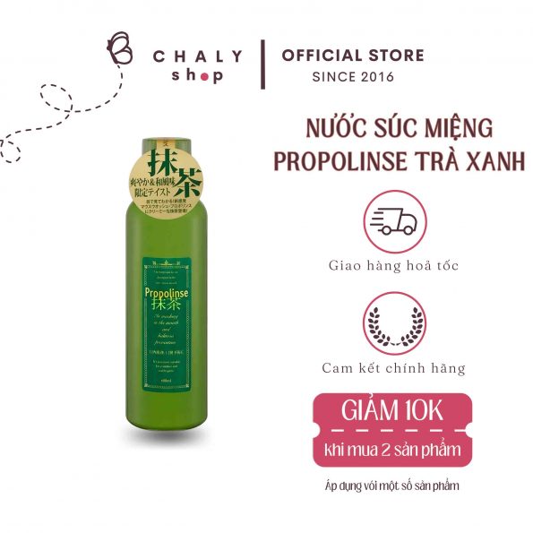 Nước súc miệng Propolinse trà xanh Nhật Bản