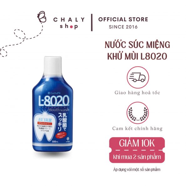 Nước súc miệng khử mùi L8020 Nhật Bản