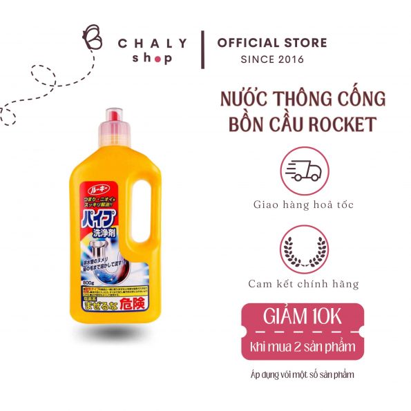 Nước thông cống bồn cầu Rocket Nhật Bản