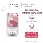 Phấn má hồng Canmake Glow Fleur Cheeks số 09 Burgundy Nhật Bản
