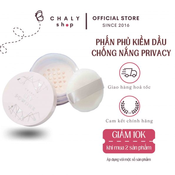 Phấn phủ chống nắng cho da nhạy cảm Privacy UV Face Powder Nhật Bản