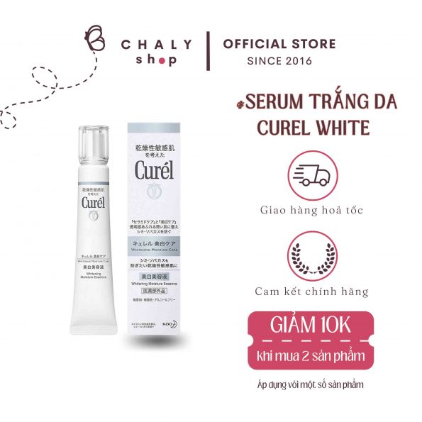 Serum Curel Whitening Moisture Essence Nhật trắng da trị thâm nám