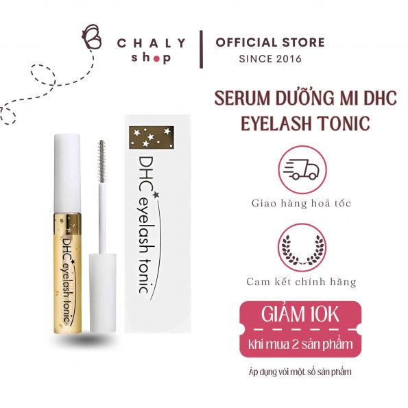 Serum dưỡng mi DHC Eyelash Tonic 6.5ml chống rụng làm dài mi Nhật Bản