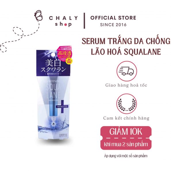 Serum trắng da Cosmetex Roland Medicated Whitening Squalane Pure Virgin Extra