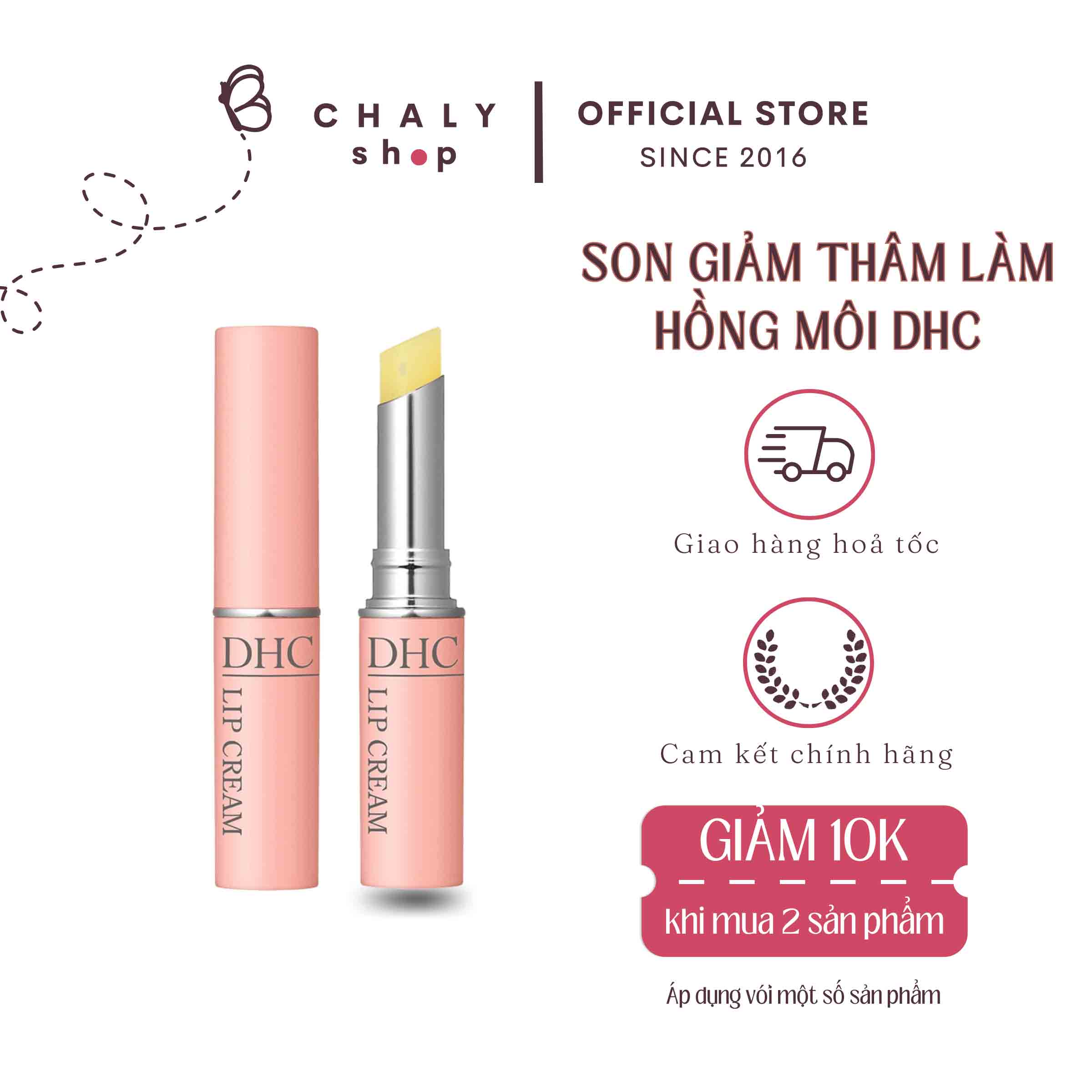 Son dưỡng môi DHC lip cream trị thâm Nhật Bản – Hàng Nhật Thủ Đức
