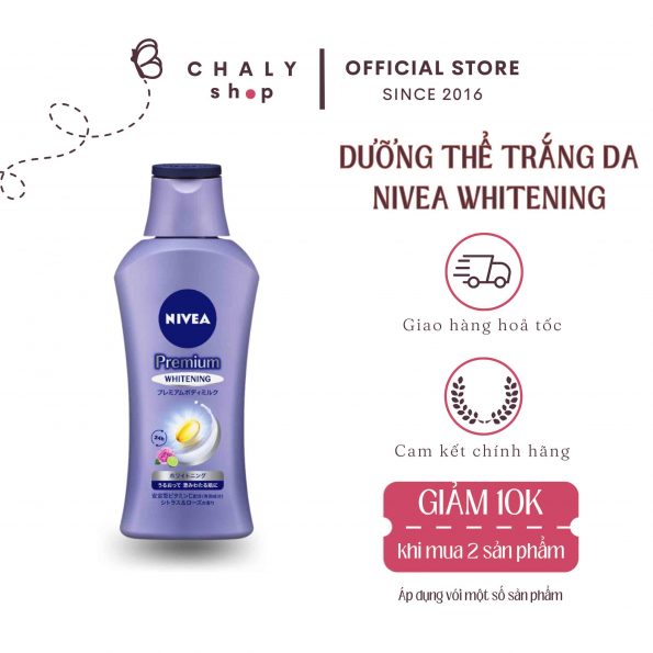 Sữa dưỡng thể trắng da Nivea Refresh Plus Whitening của Nhật