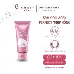 Sữa rửa mặt Perfect Whip màu hồng Collagen In Nhật Bản