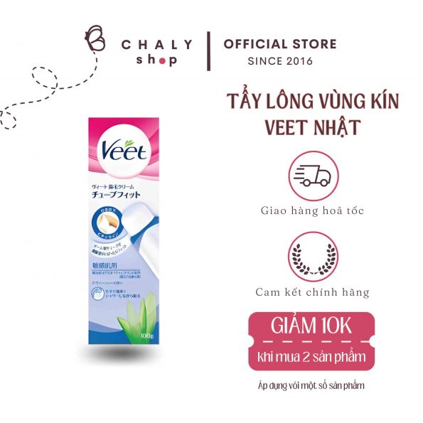 Tẩy lông Veet Nhật chuyên cho vùng kín