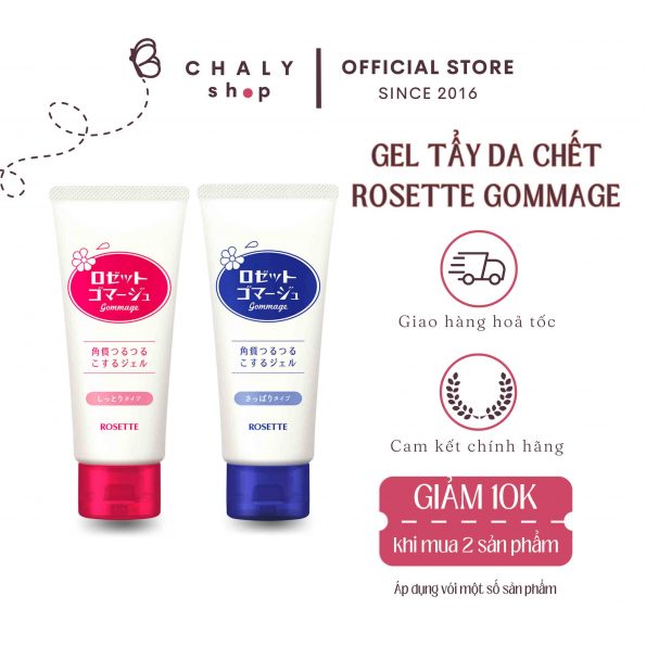 Tẩy da chết Rosette Nhật Bản giá sinh viên, mẫu mới