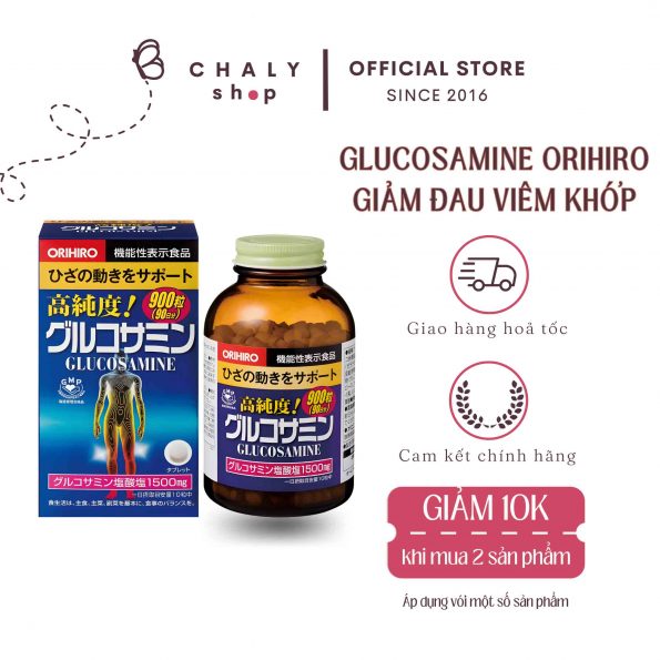 Thuốc Glucosamine 1500mg Orihiro trị viêm khớp