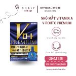 Thuốc nhỏ mắt V Rohto Premium xanh Nhật mẫu mới