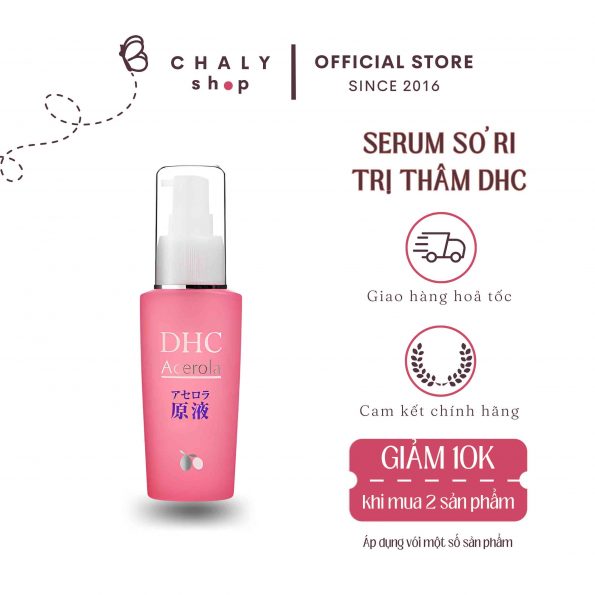 Tinh chất sơ ri DHC Acerola Extract Nhật dưỡng trắng trị thâm