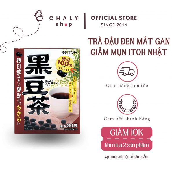 Trà đậu đen mát gan Itoh Black Bean 30 gói Nhật Bản