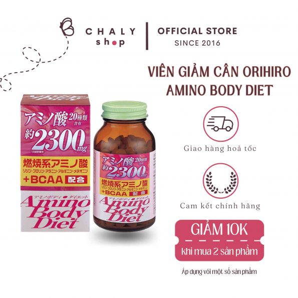 Viên uống giảm cân Orihiro Amino Body Diet