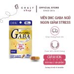 Viên uống ngủ ngon, giảm stress căng thẳng DHC Gaba nội địa Nhật