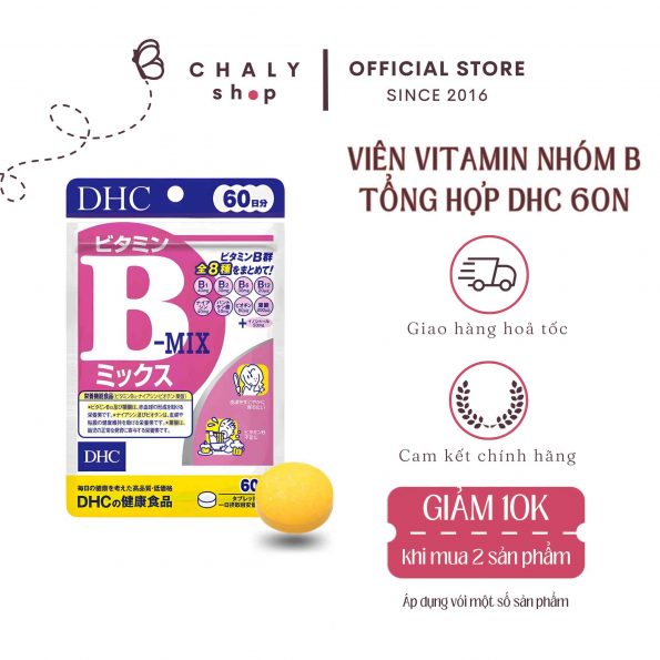 Viên uống vitamin nhóm B từ DHC Nhật 120 viên