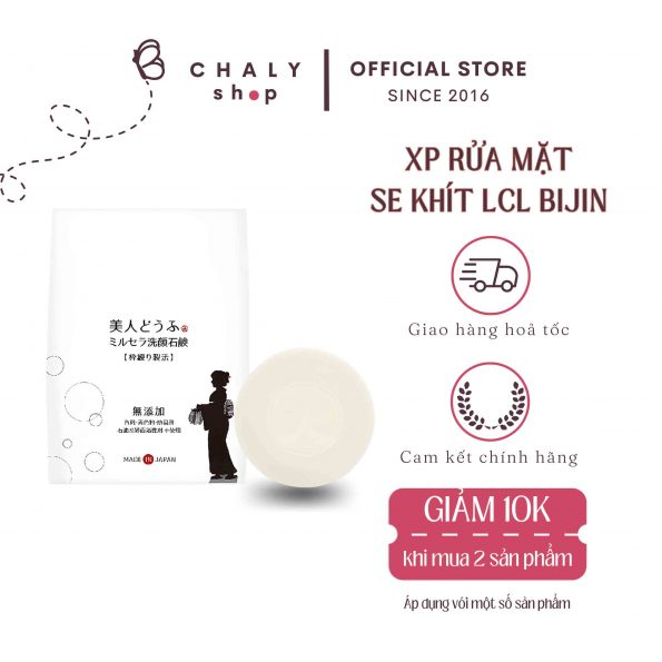 Xà phòng rửa mặt Bijin Dofu se khít lỗ chân lông Nhật cho da nhạy cảm