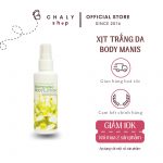 Xịt dưỡng thể trắng da Manis Whitening Body Lotion Nhật